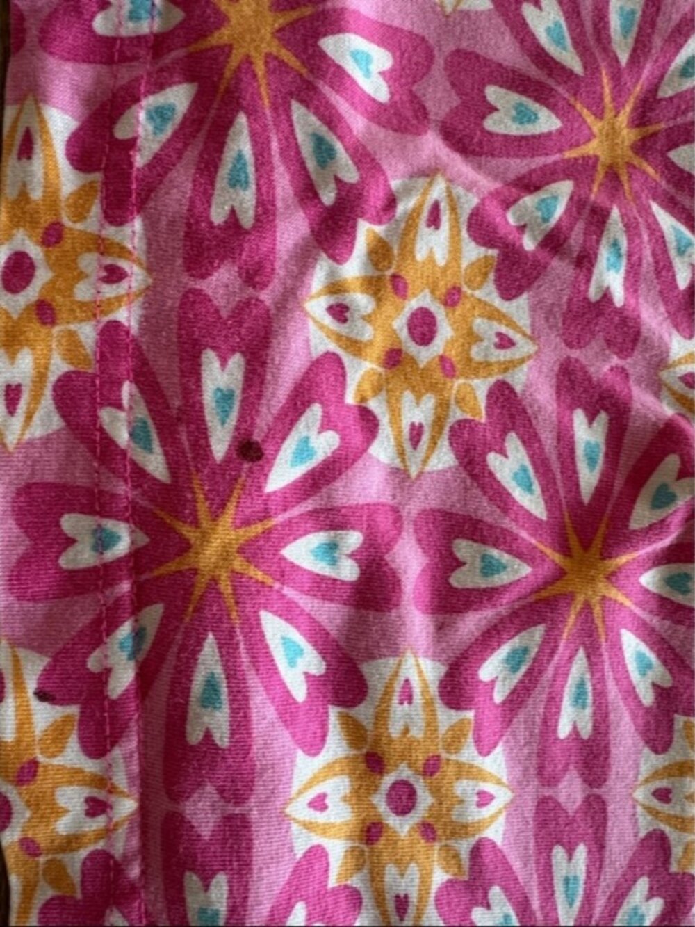 HANNA ANDERSSON GIRLS SUMMER SUN PLAY DRESS PINK W/ORANGE RUFFLE